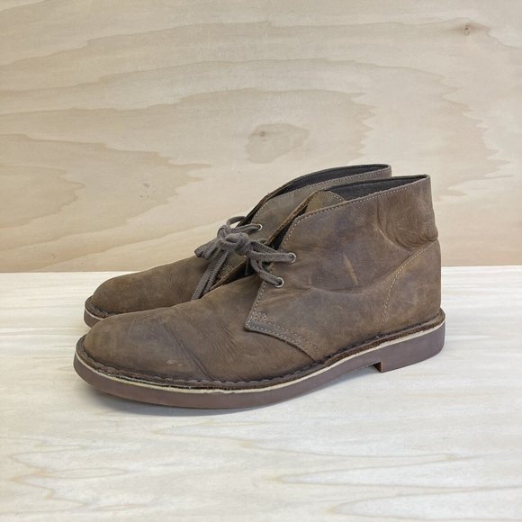 Clarks Mens Leather Bushacre Chukka Ankle Desert Boots Brown 15260 Sz 10M main image 5
